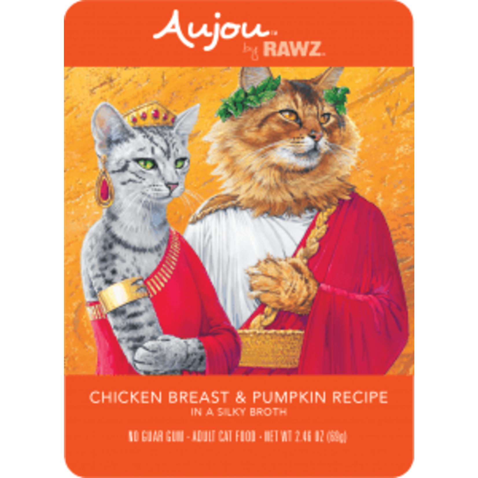 Rawz Rawz Aujou Chicken Breast & Pumpkin Cat 2.46oz