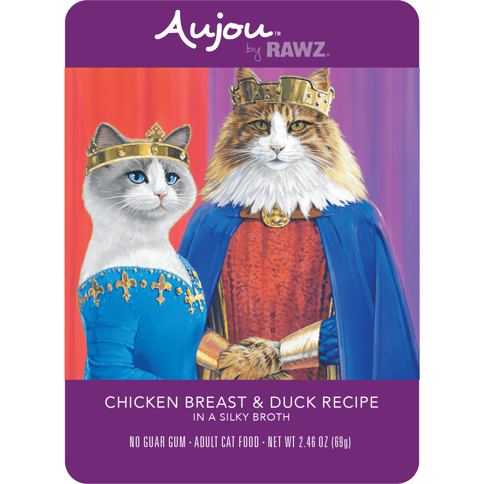 Rawz Rawz Aujou Chicken Breast & Duck 2.46oz (case 8)