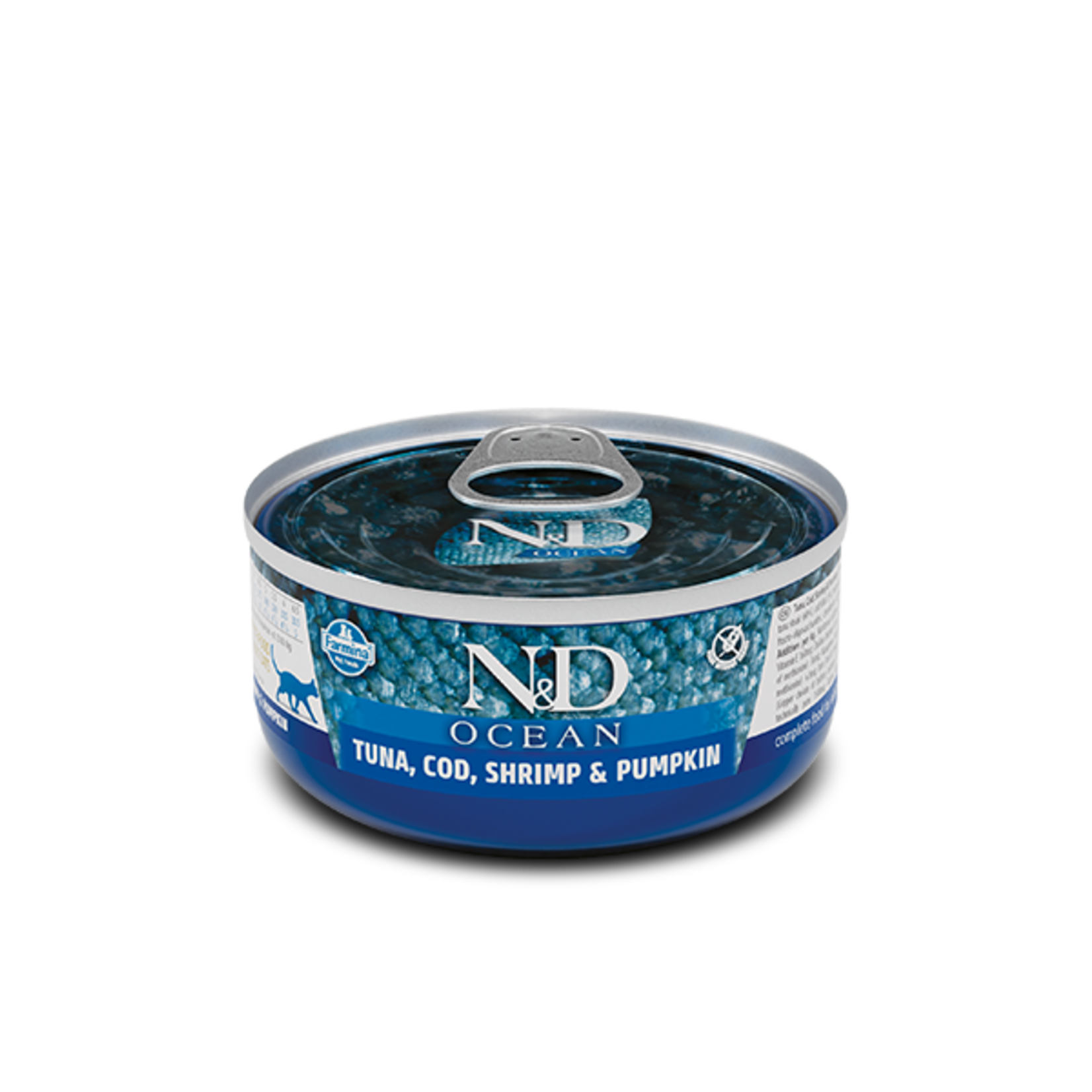 N & D Farmina N&D Farmina Cat Ocean - Bonito, Cod & Shrimp 2.5oz (case 24)