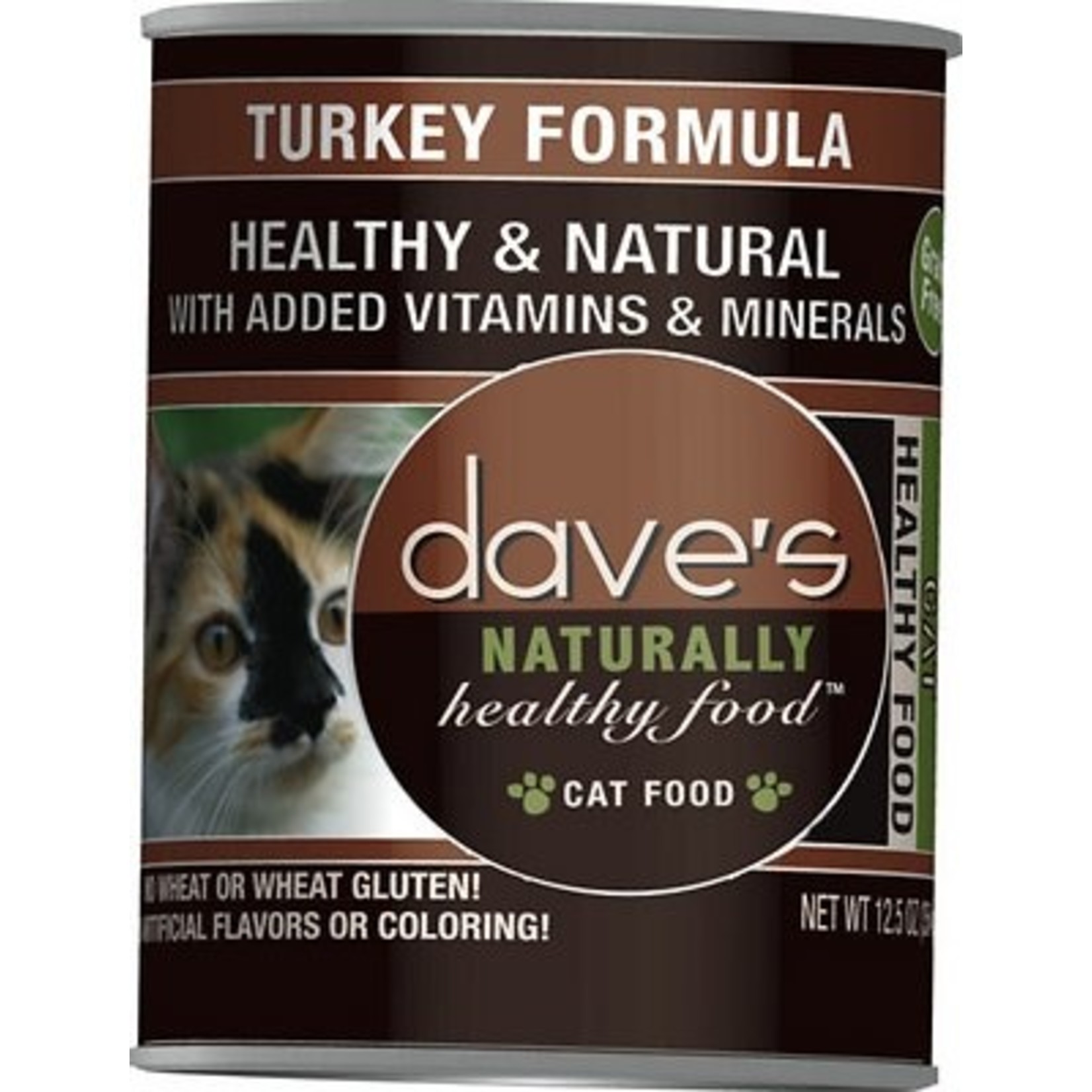Daves Dave's Pet Food Naturally Healthy Turkey 12.5oz