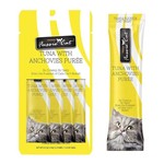 Fussie Cat Fussie Cat Puree 4pk - Tuna & Anchovy 2oz