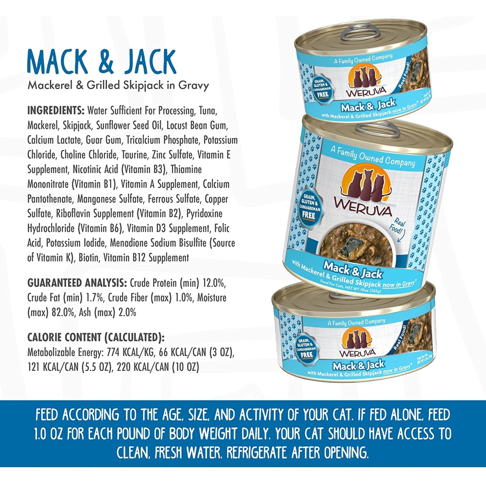 Weruva Weruva Mack & Jack Cat 5.5oz