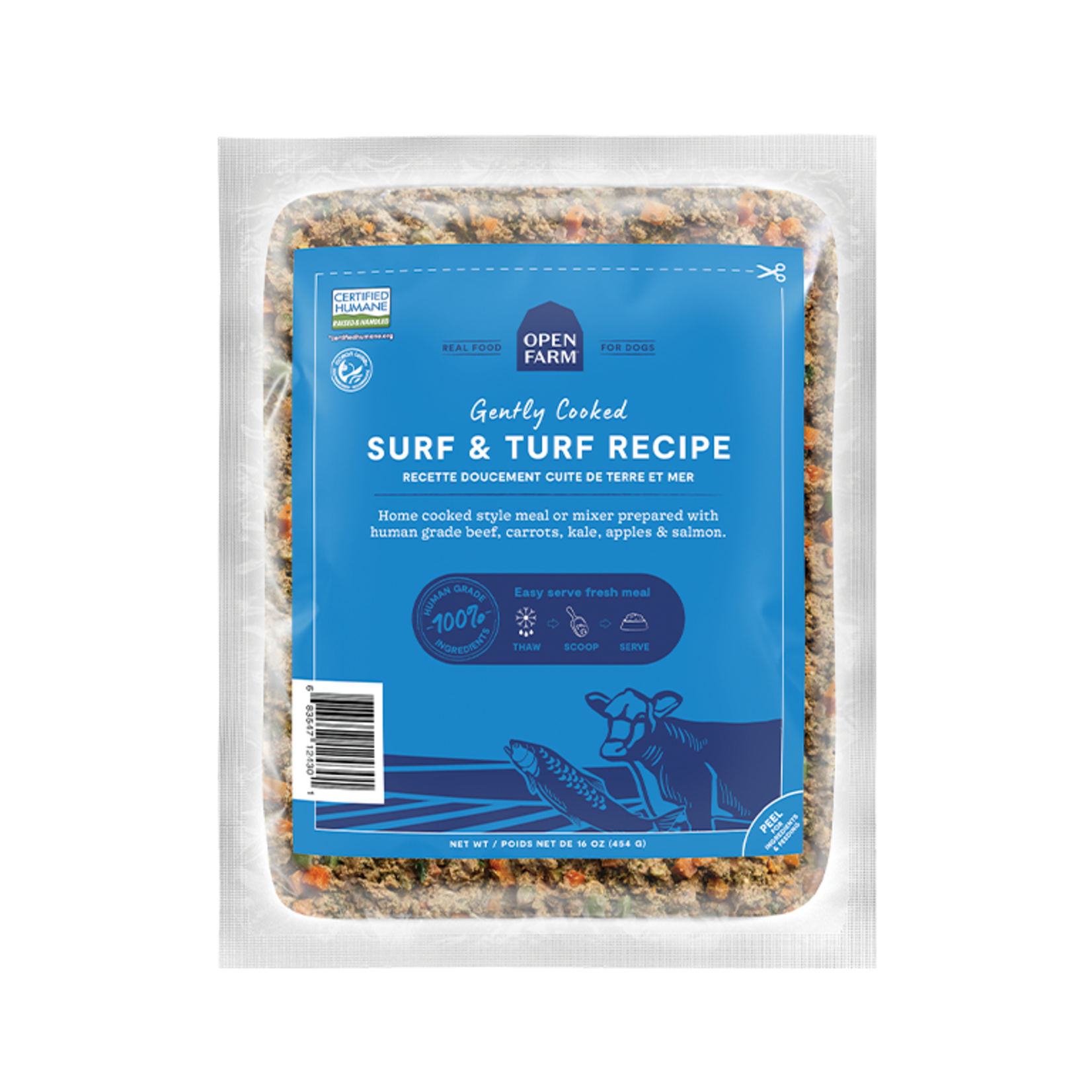Open Farm Open Farm Surf  & Turf Gently Cooked Dog 6lb