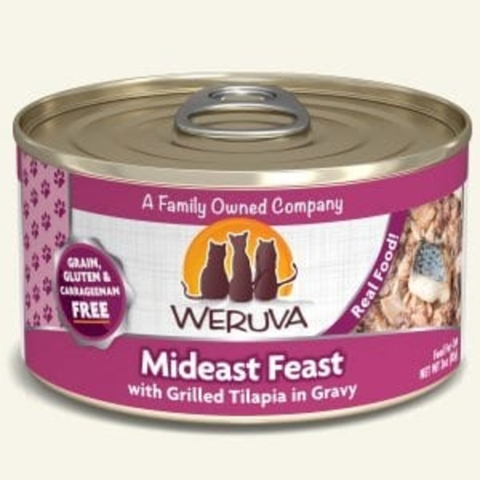 Weruva Weruva Mideast Feast with Tilapia 3oz (case 24)
