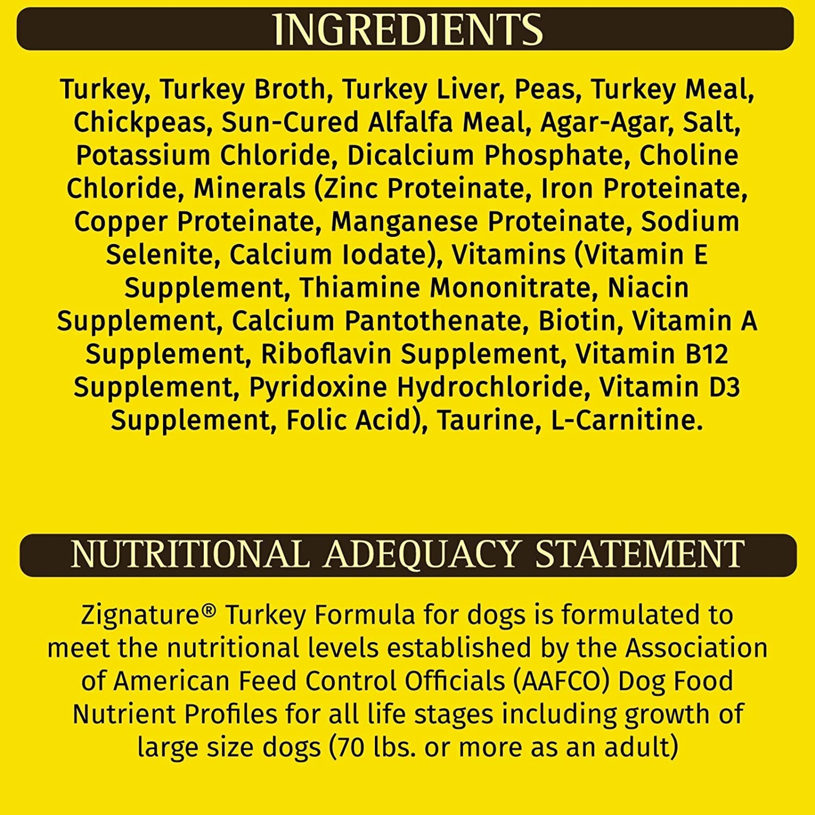 Zignature Zignature Turkey 13oz (case 12)