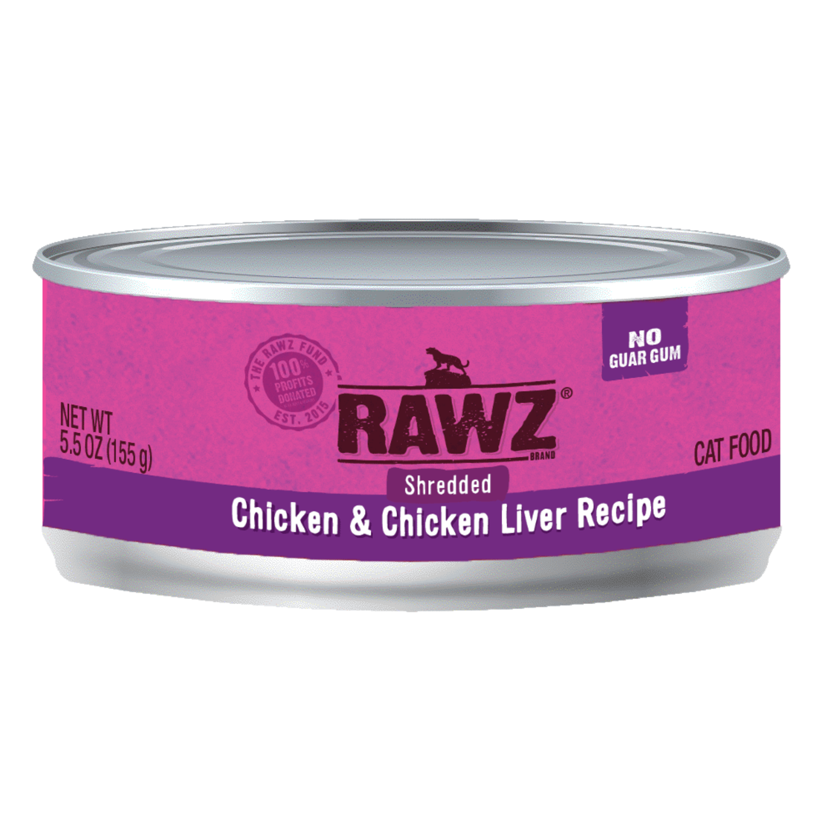 Rawz Rawz Chicken & Chicken Liver Shredded 5.5oz