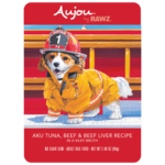 Rawz Rawz Aujou Dog Tuna, Beef & Beef Liver 2.46oz