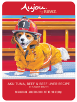 Rawz Rawz Aujou Dog Tuna, Beef & Beef Liver 2.46oz