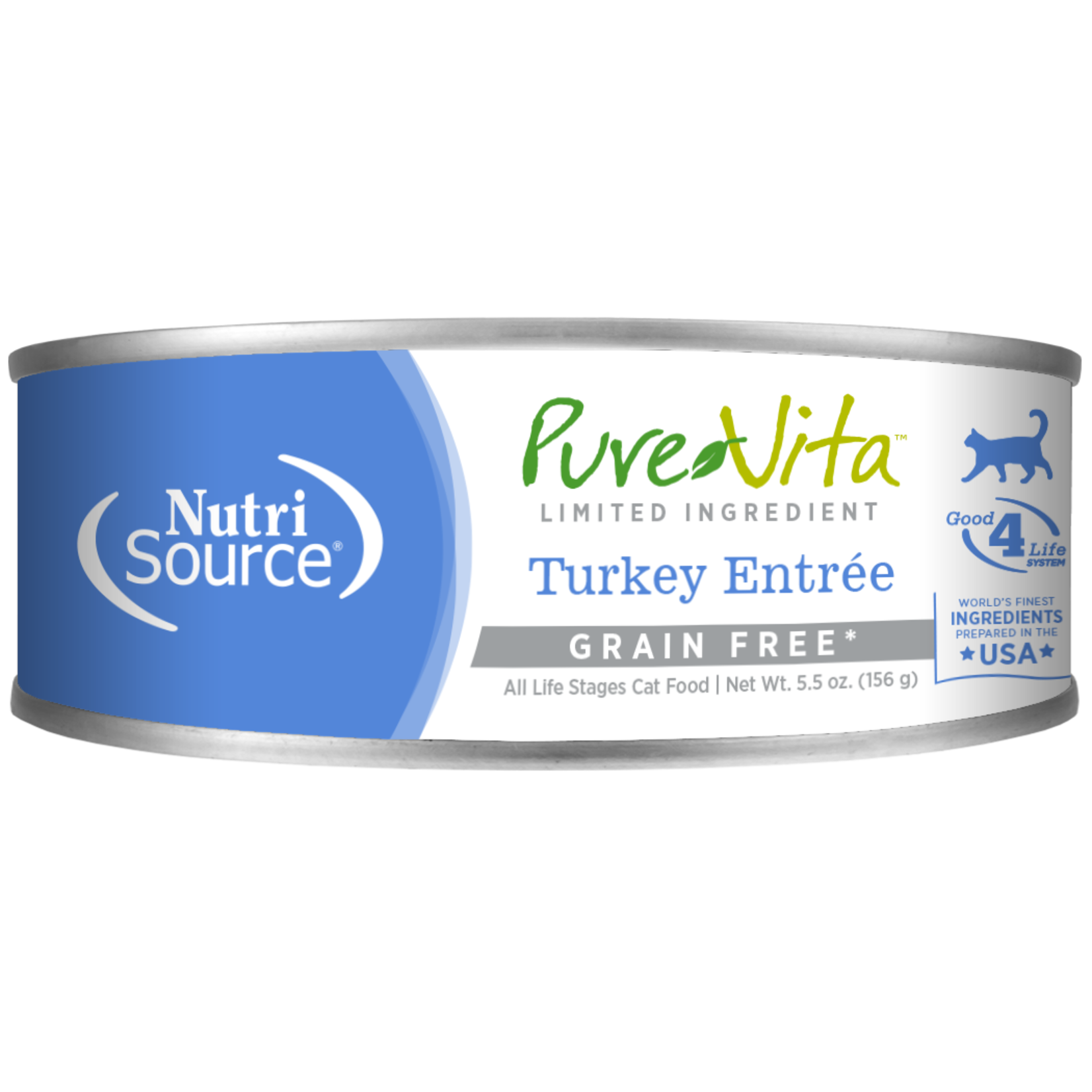 PureVita NutriSource PureVita Cat Turkey Entree 5.5oz (case 12)