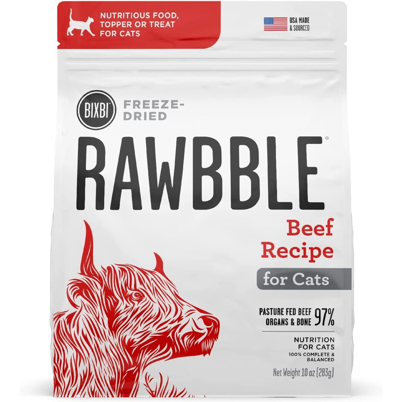 Rawbble Rawbble Freeze-Dried Beef for Cats 3.5oz