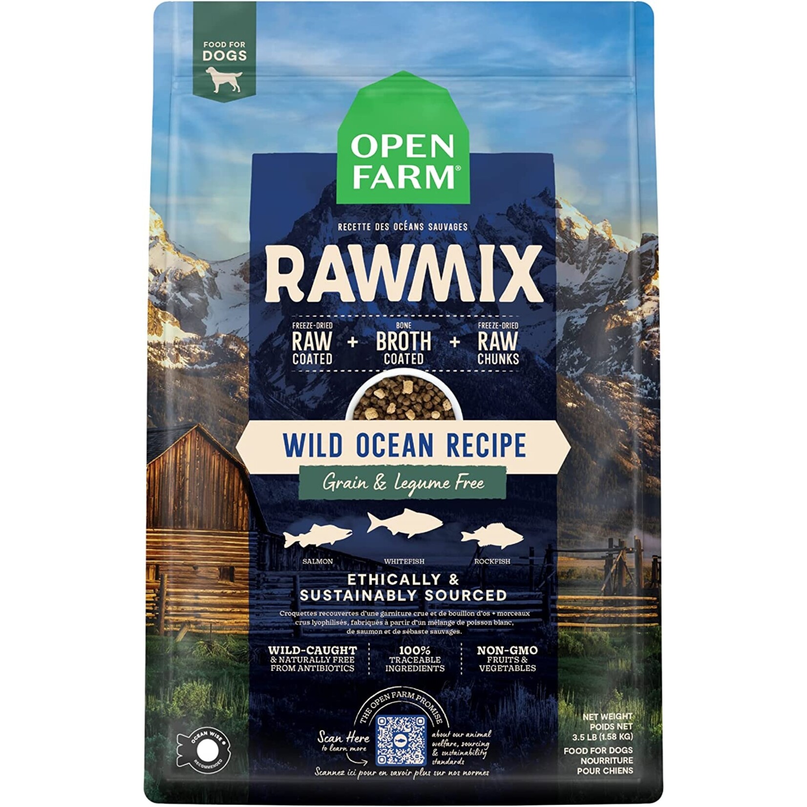 Open Farm Open Farm Dog RawMix Wild Ocean Grain-Free 20lbs
