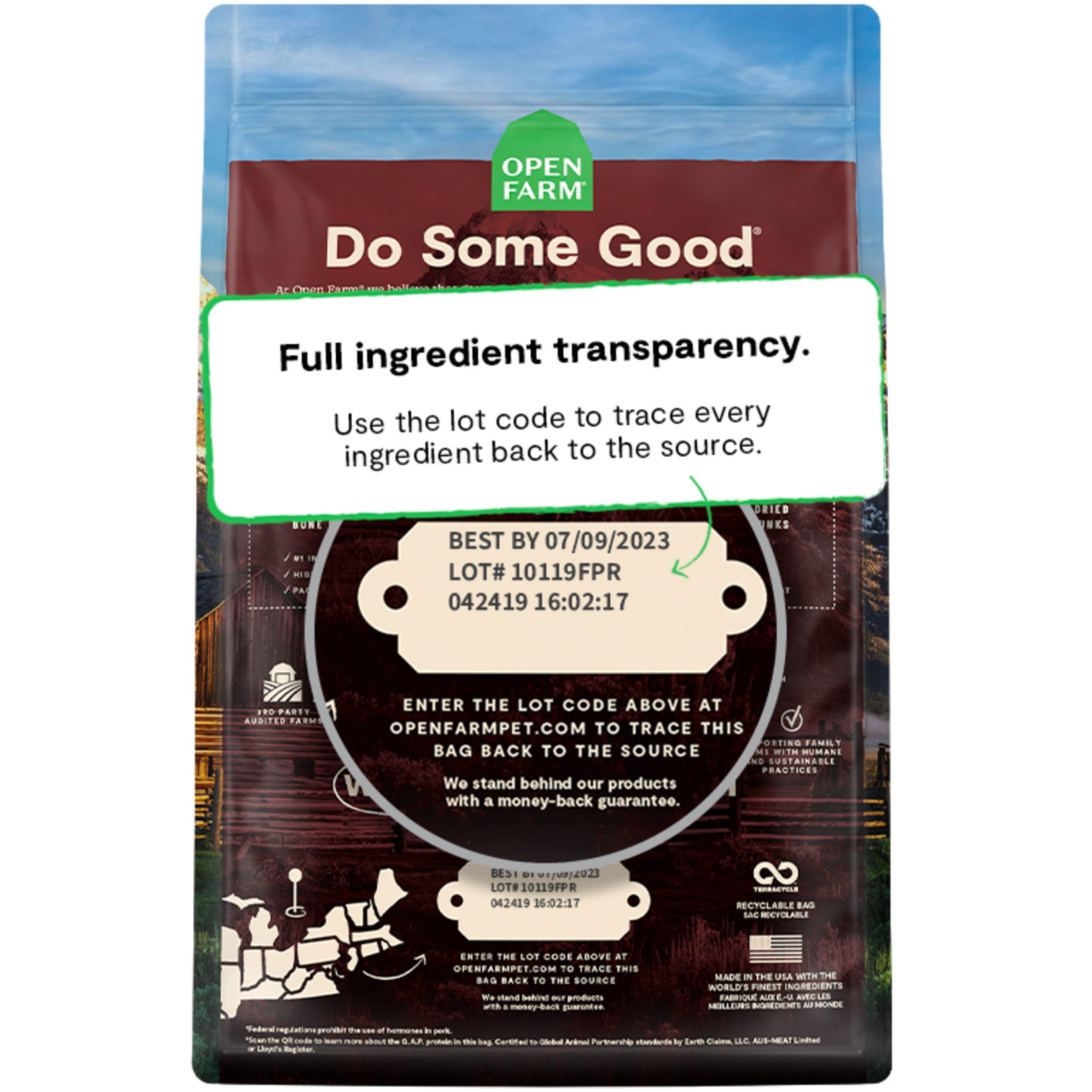 Open Farm Open Farm Dog RawMix Front Range Grain-Free 3.5lbs