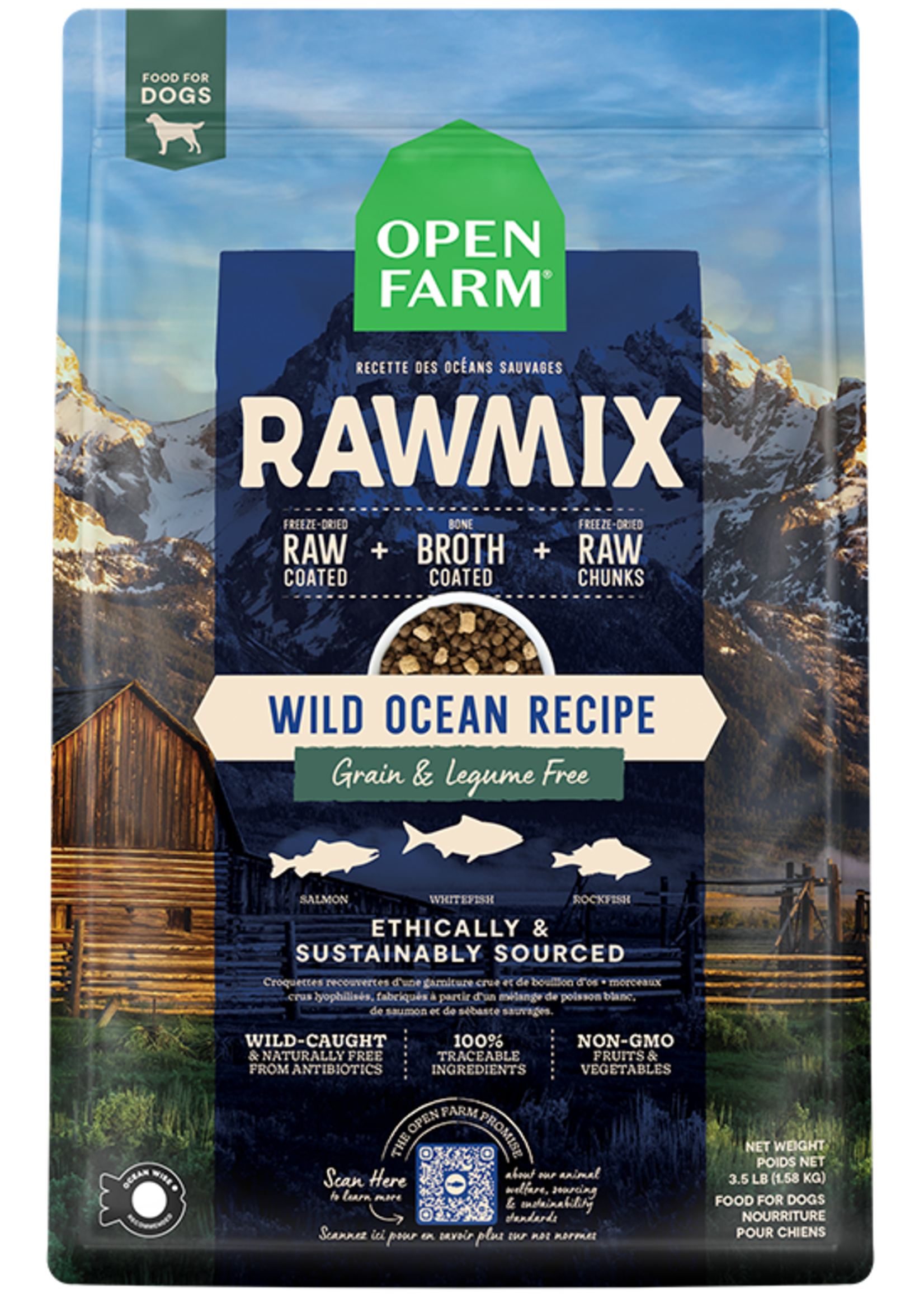 Open Farm Open Farm Wild Ocean Grain-Free RawMix for Dogs 3.5lbs