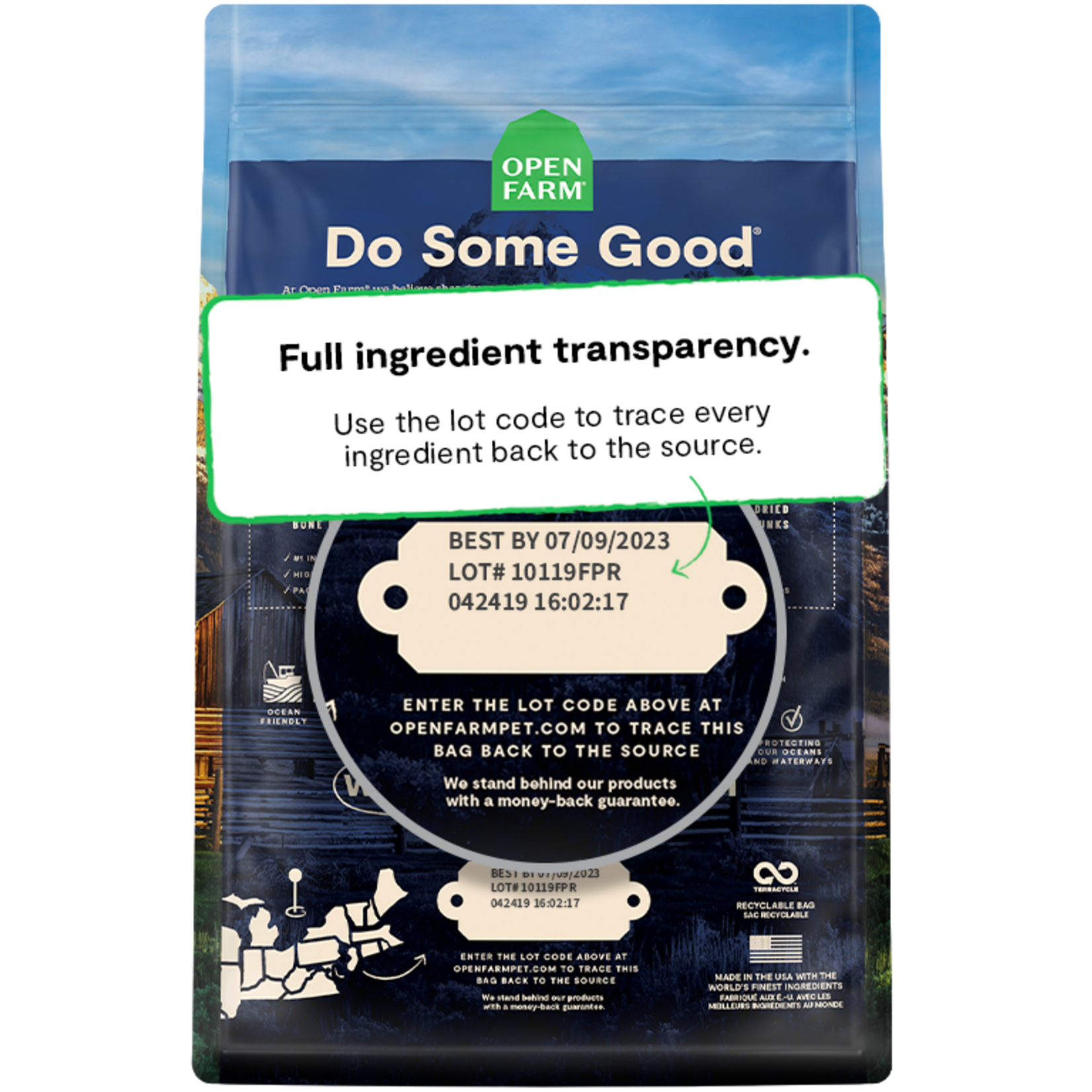 Open Farm Open Farm Dog RawMix Wild Ocean Ancient Grains 20lbs