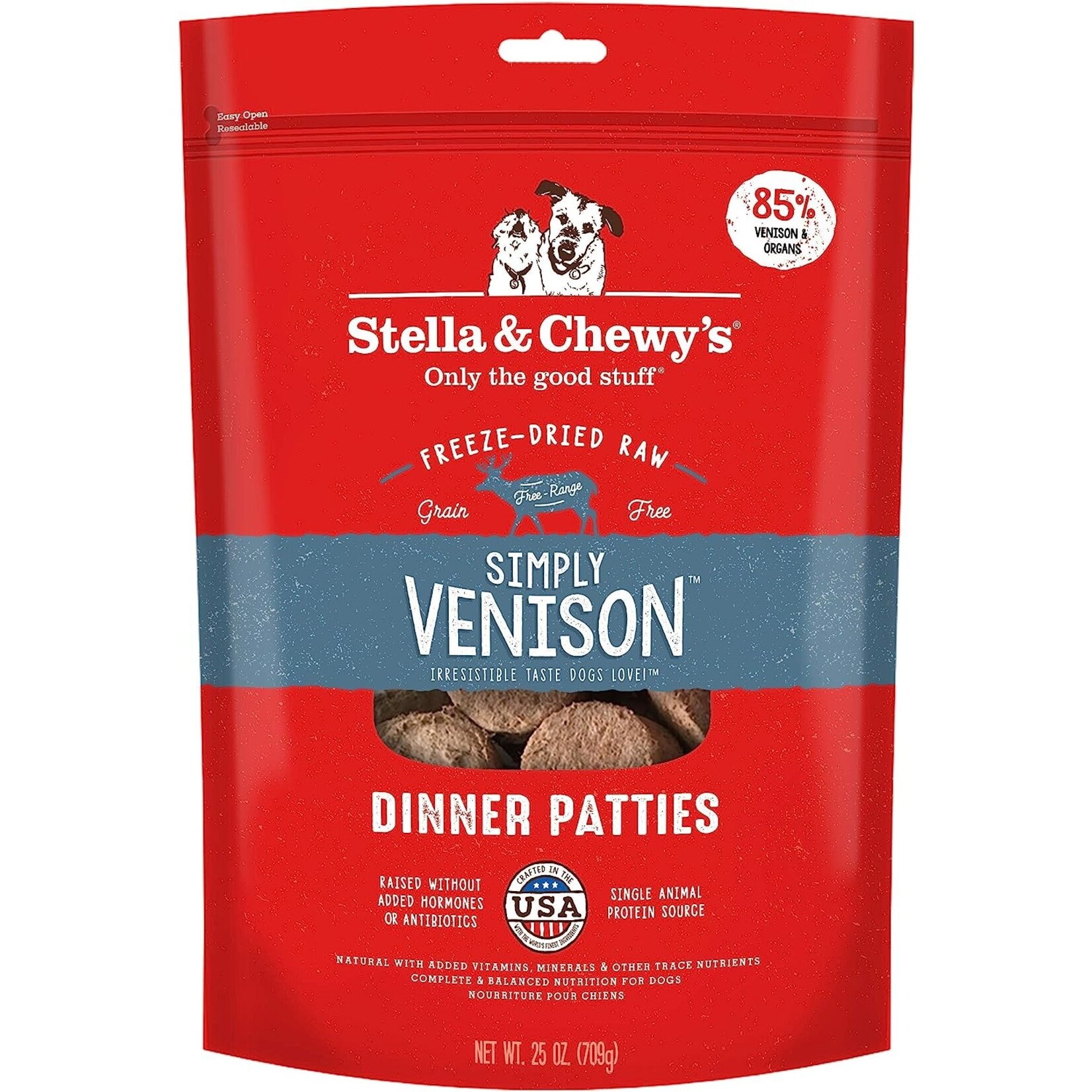 Stella & Chewy Stella & Chewy Venison Freeze Dried Patties 25oz