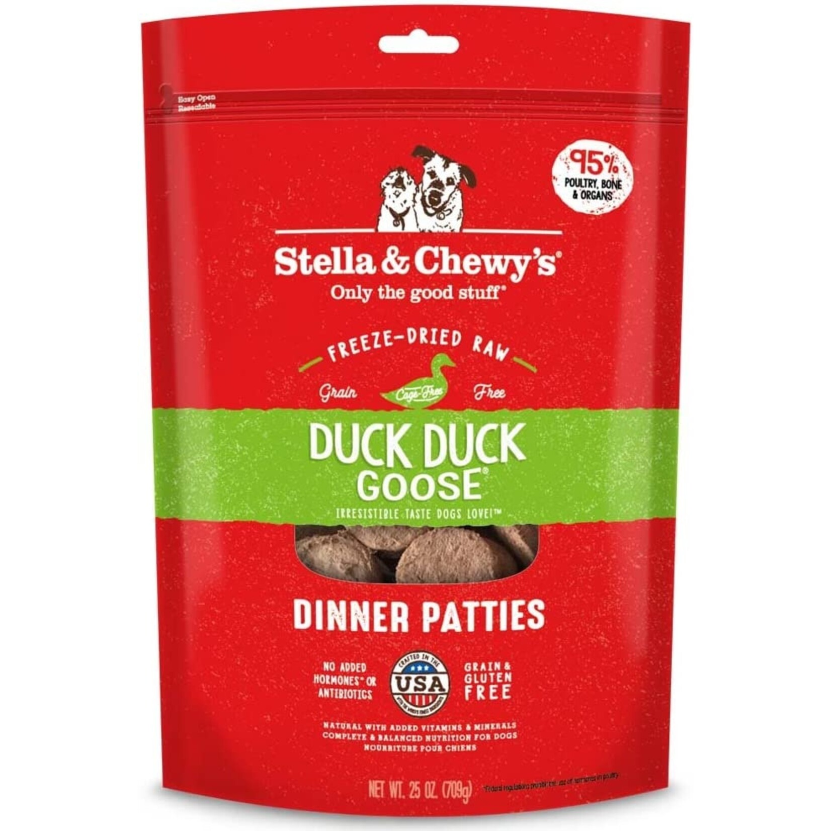 Stella & Chewy Stella & Chewy Duck Freeze Dried Patties 25oz