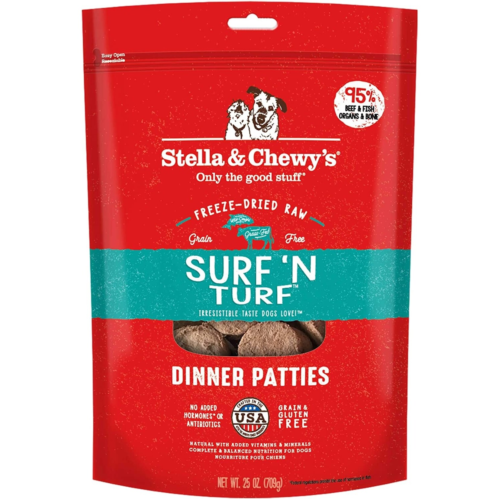 Stella & Chewy Stella & Chewy Surf & Turf Freeze Dried Patties 25oz