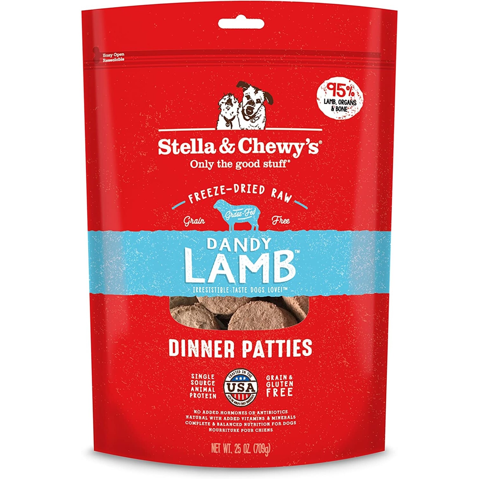 Stella & Chewy Stella & Chewy Lamb Freeze Dried Patties 25oz