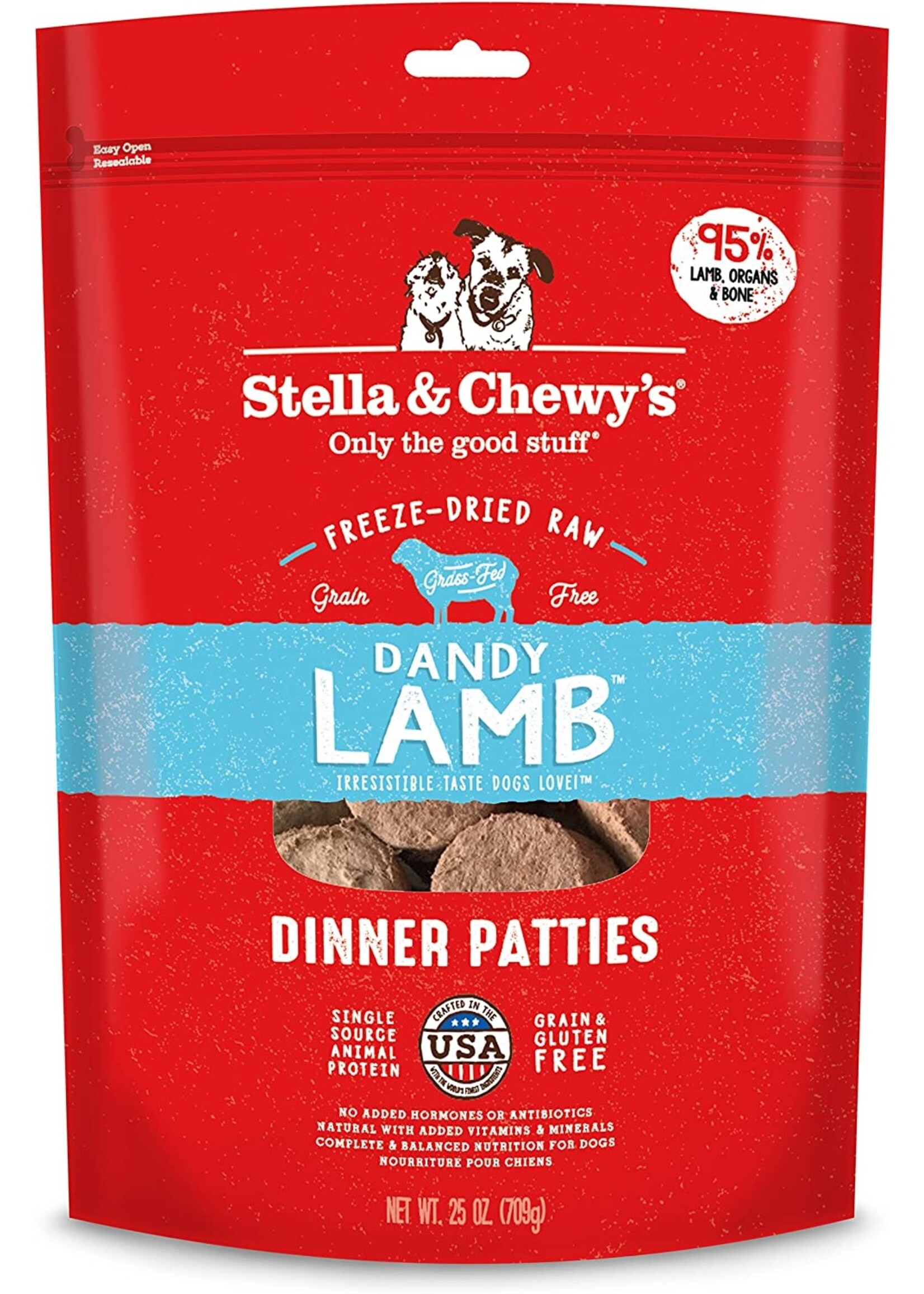 Stella & Chewy Stella & Chewy Lamb Freeze Dried Patties 25oz