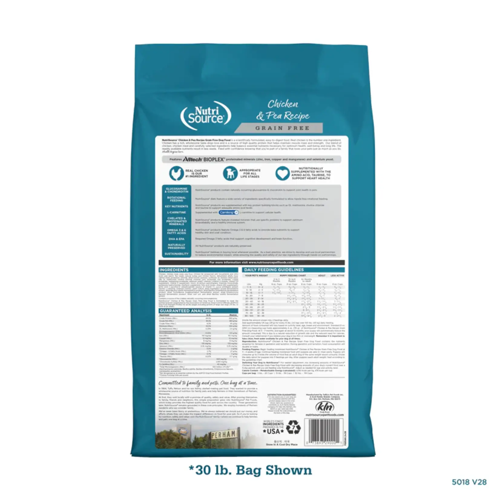 NutriSource NutriSource Chicken & Pea 5lbs