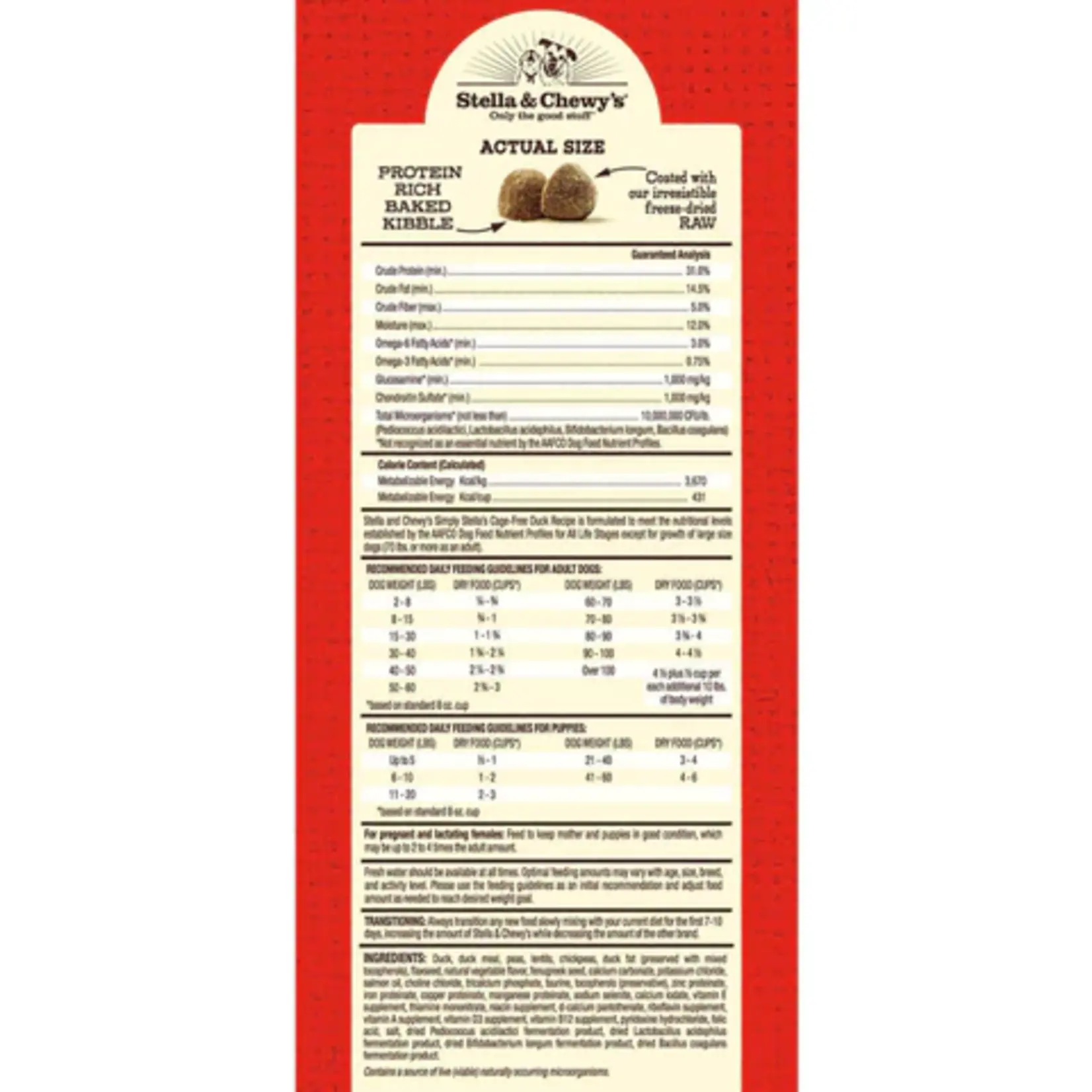 Stella & Chewy Stella & Chewy Duck Limited Ingredient 3.5lbs