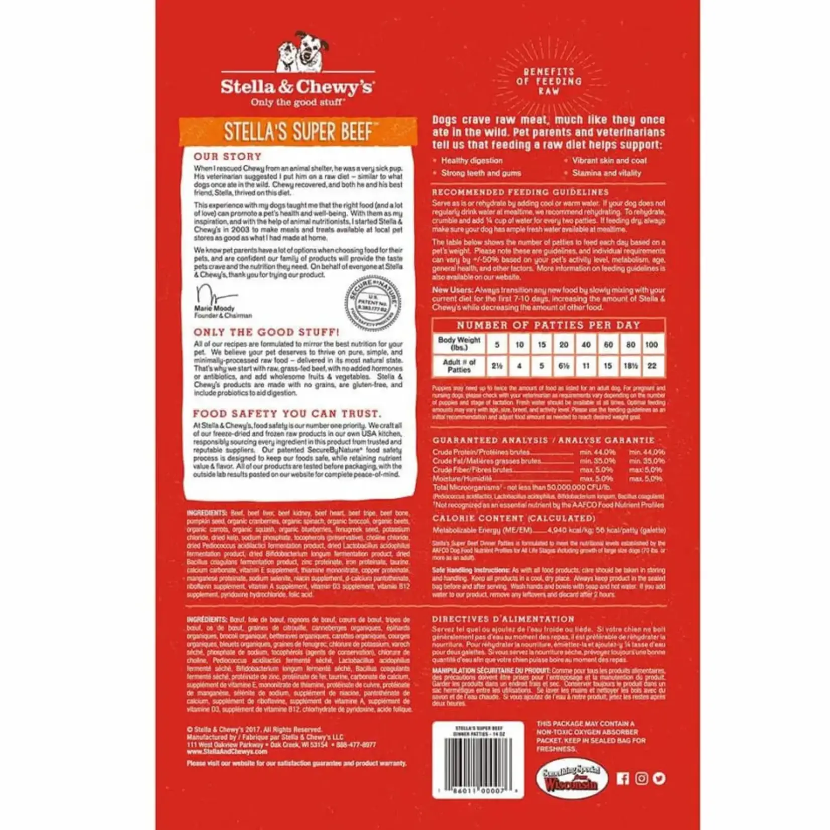 Stella & Chewy Stella & Chewy Beef Freeze Dried Patties 25oz