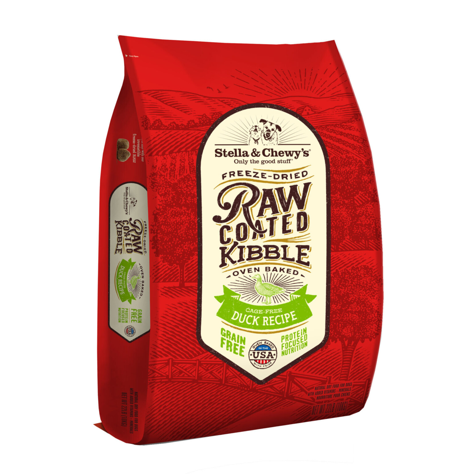 Stella & Chewy Stella & Chewy Duck Raw Coated Grain Free 22lbs