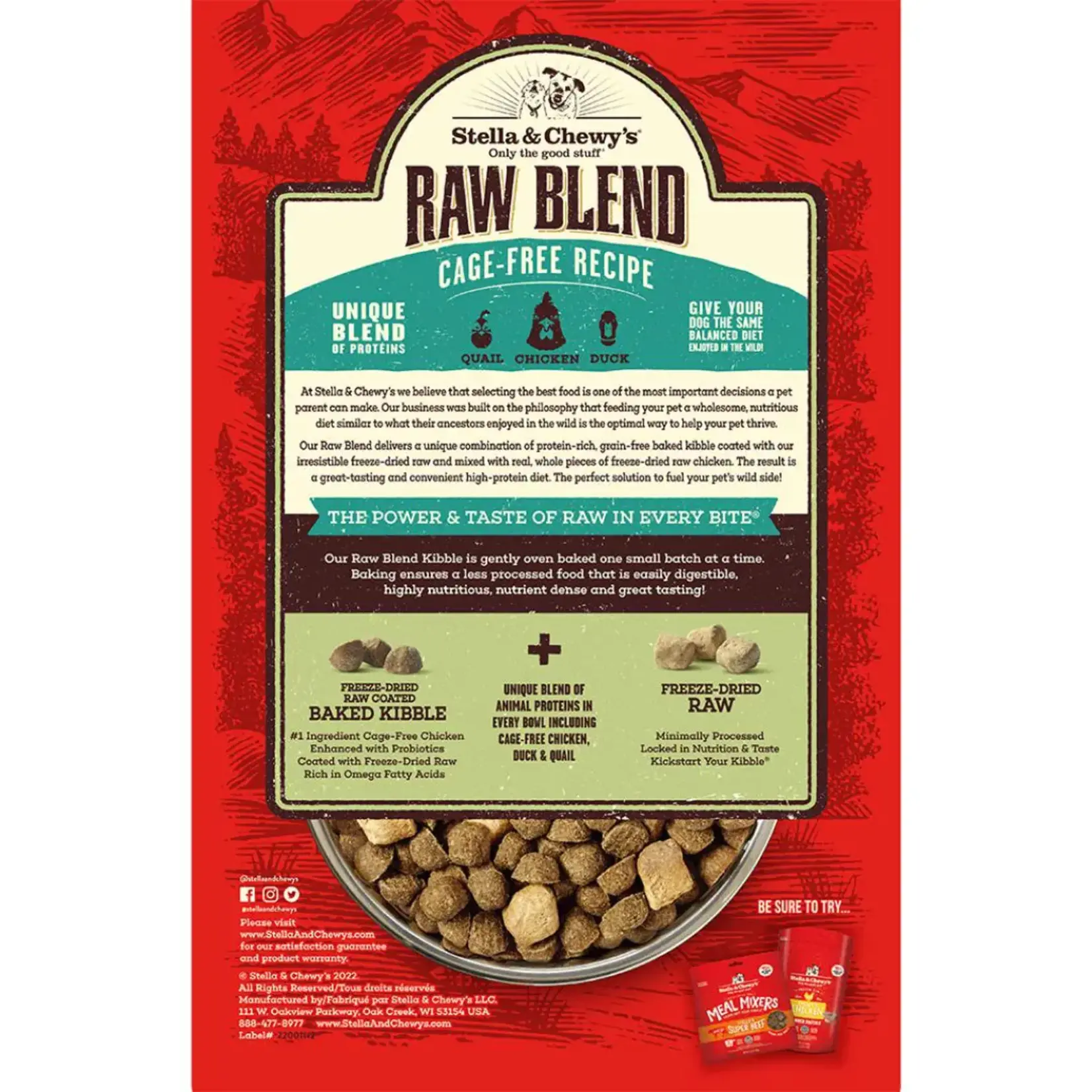 Stella & Chewy Stella & Chewy Cage Free Raw Blend Grain Free 3.5lbs