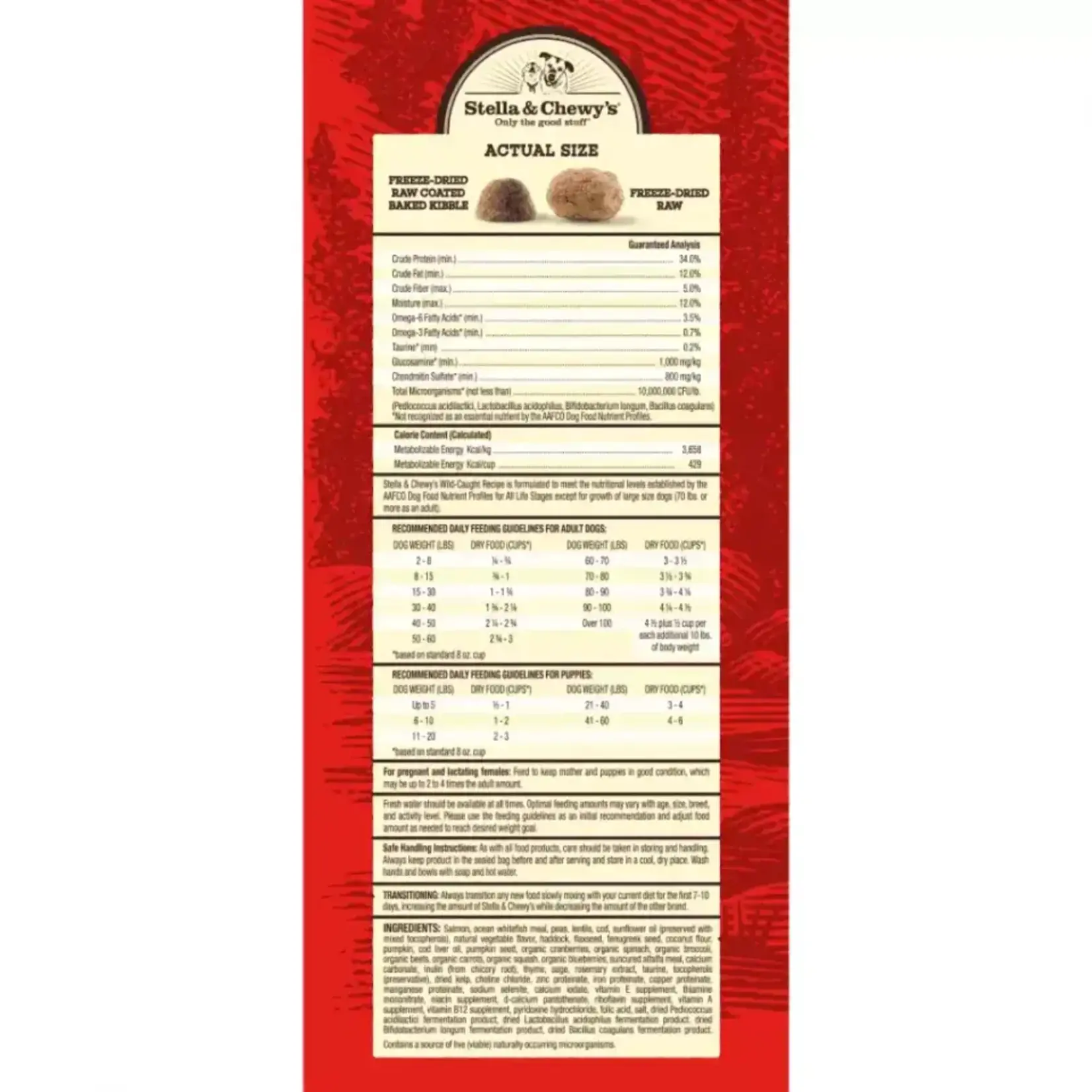 Stella & Chewy Stella & Chewy Wild Caught Raw Blend Grain Free 3.5lbs*DISCONTINUED*