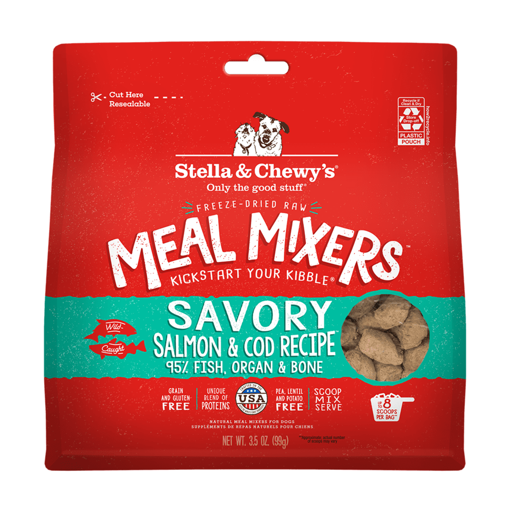 Stella & Chewy Stella & Chewy Salmon & Cod Meal Mixer 3.5oz