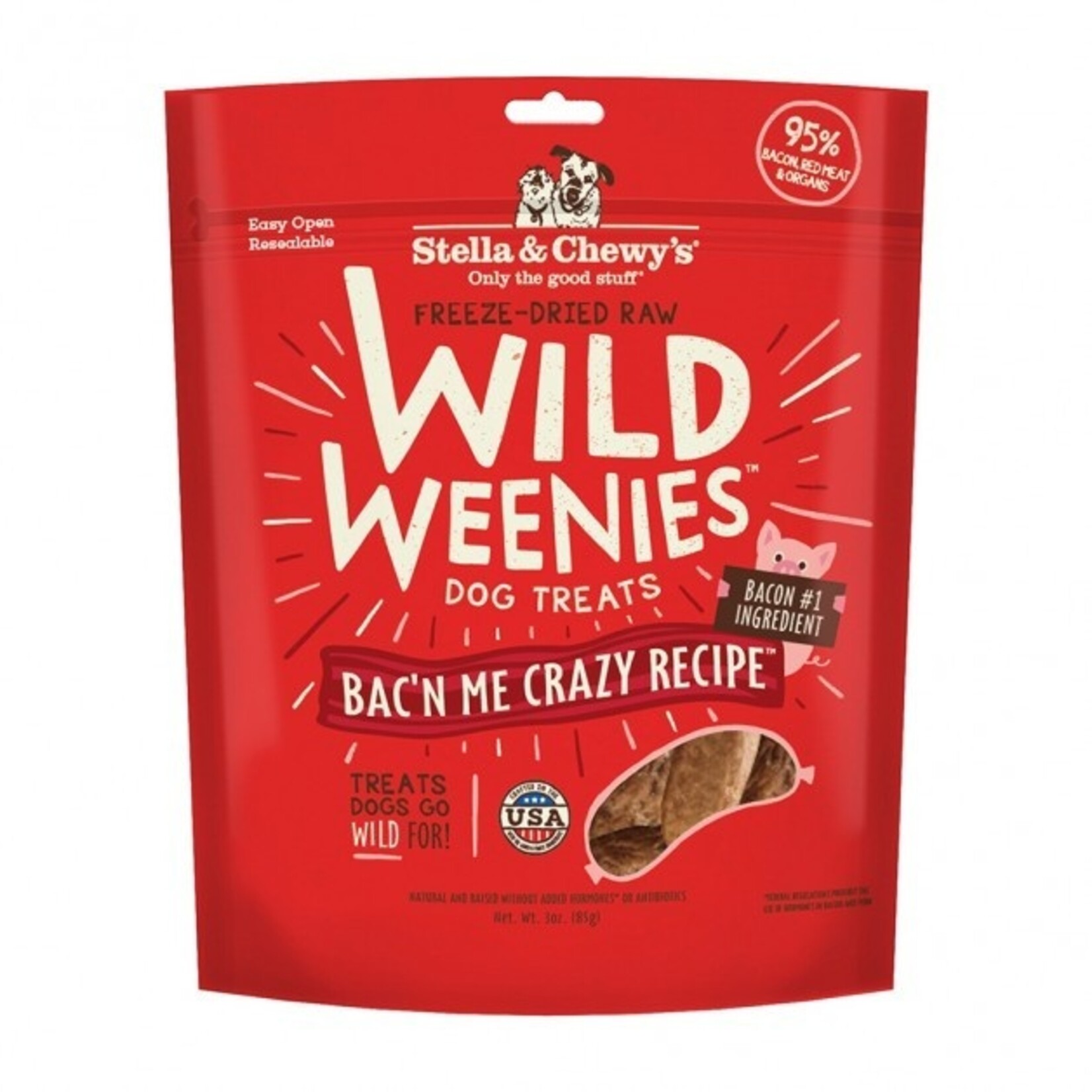 Stella & Chewy Stella & Chewy Bacon Wild Weenie 3oz