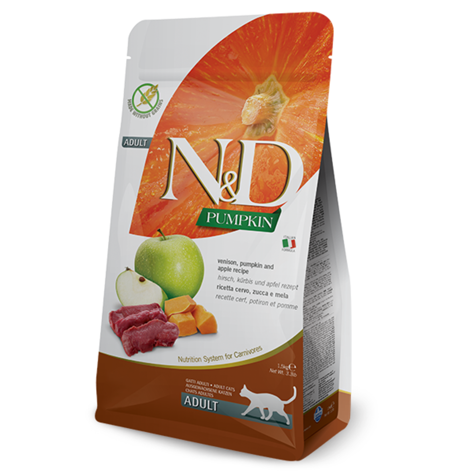 N & D Farmina N&D Farmina Cat Pumpkin - Venison & Apple 11lbs