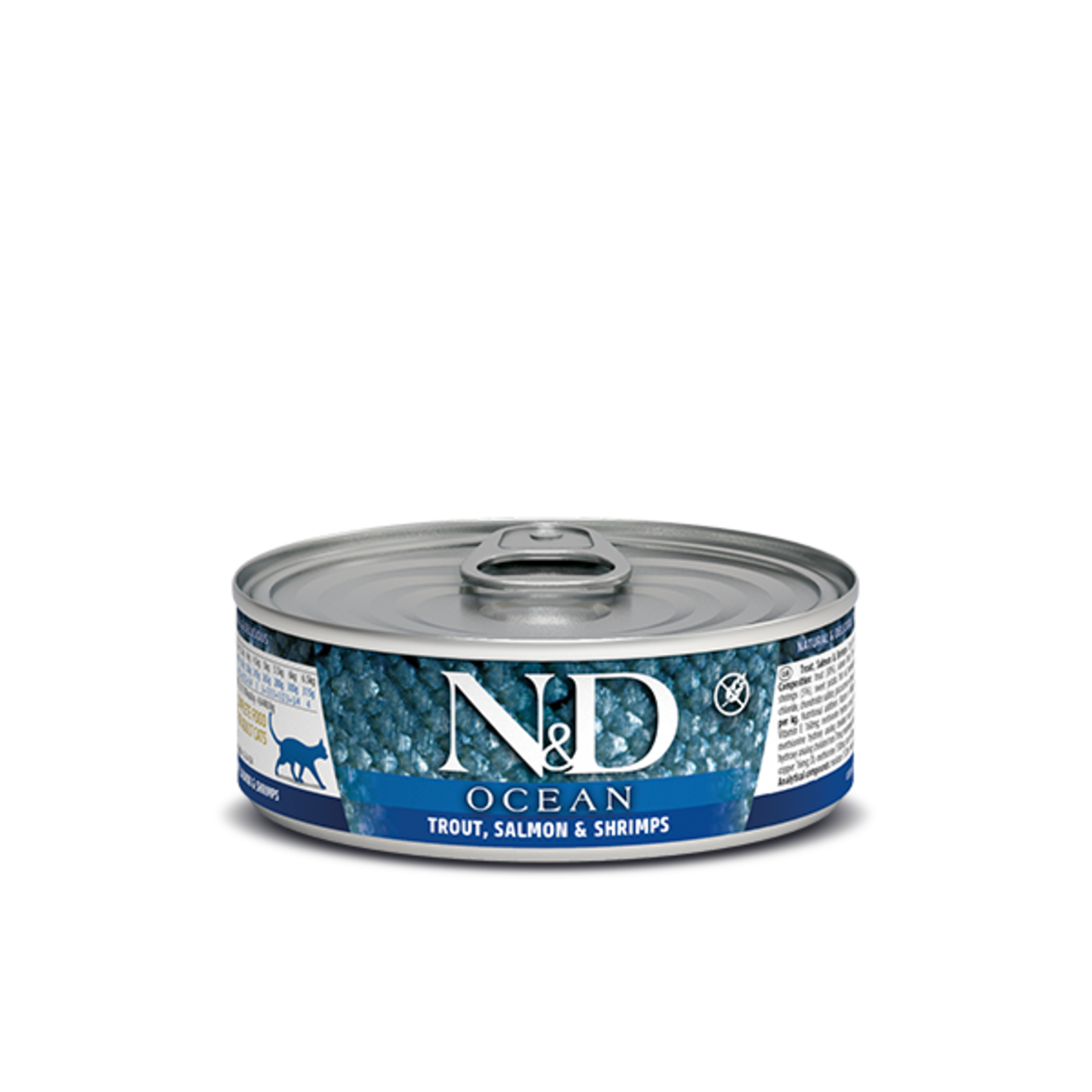 N & D Farmina N&D Farmina Cat Ocean - Trout, Salmon & Shrimp 2.5oz (case 24)