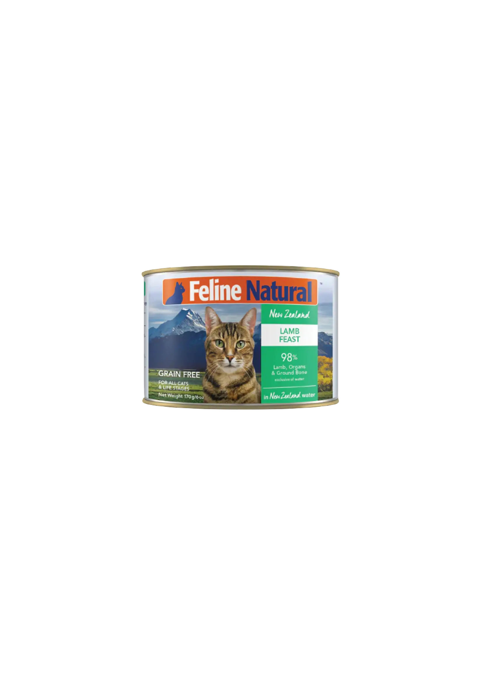 Feline Natural Feline Natural Lamb Feast Grain-Free Canned Cat Food, 6-oz
