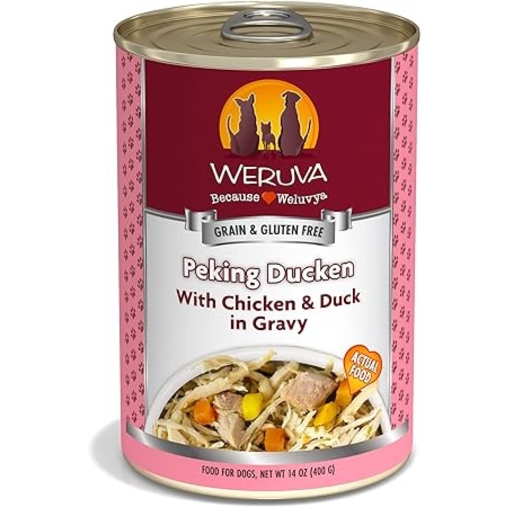 Weruva Weruva Peking Ducken Dog 14oz (case 12)