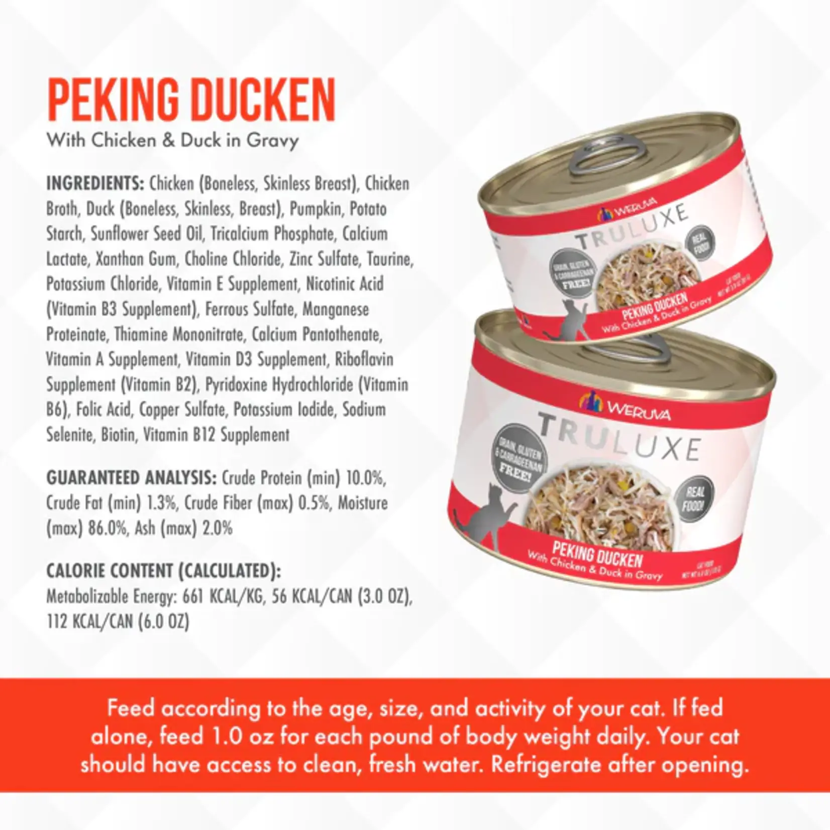 Weruva Weruva TRULUXE Peking Ducken 3oz