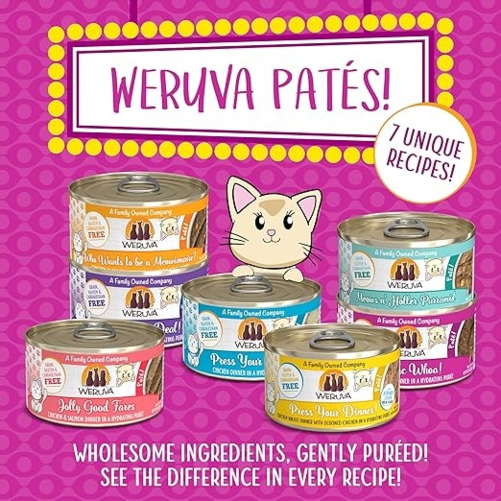 Weruva Weruva Tic Tac Whoa Cat Pate 3oz (case 12)