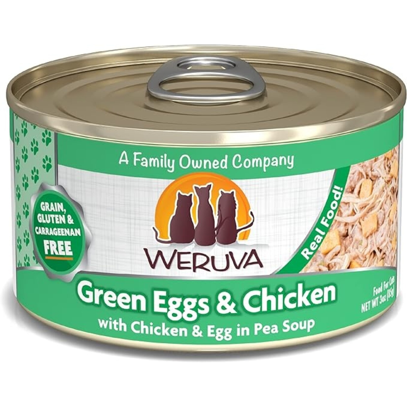 Weruva Weruva Green Eggs & Chicken 3oz (case 24)