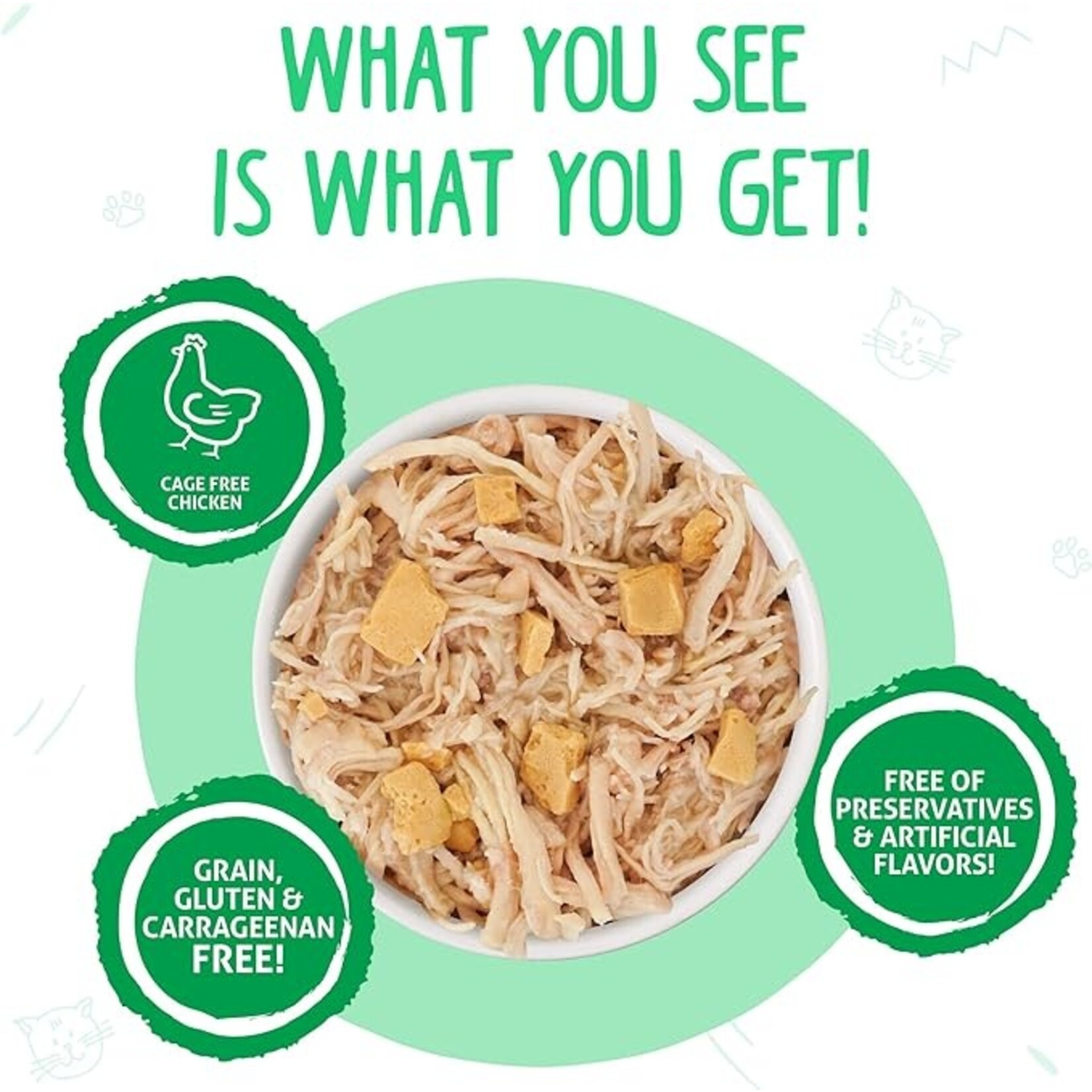 Weruva Weruva Green Eggs & Chicken 3oz (case 24)