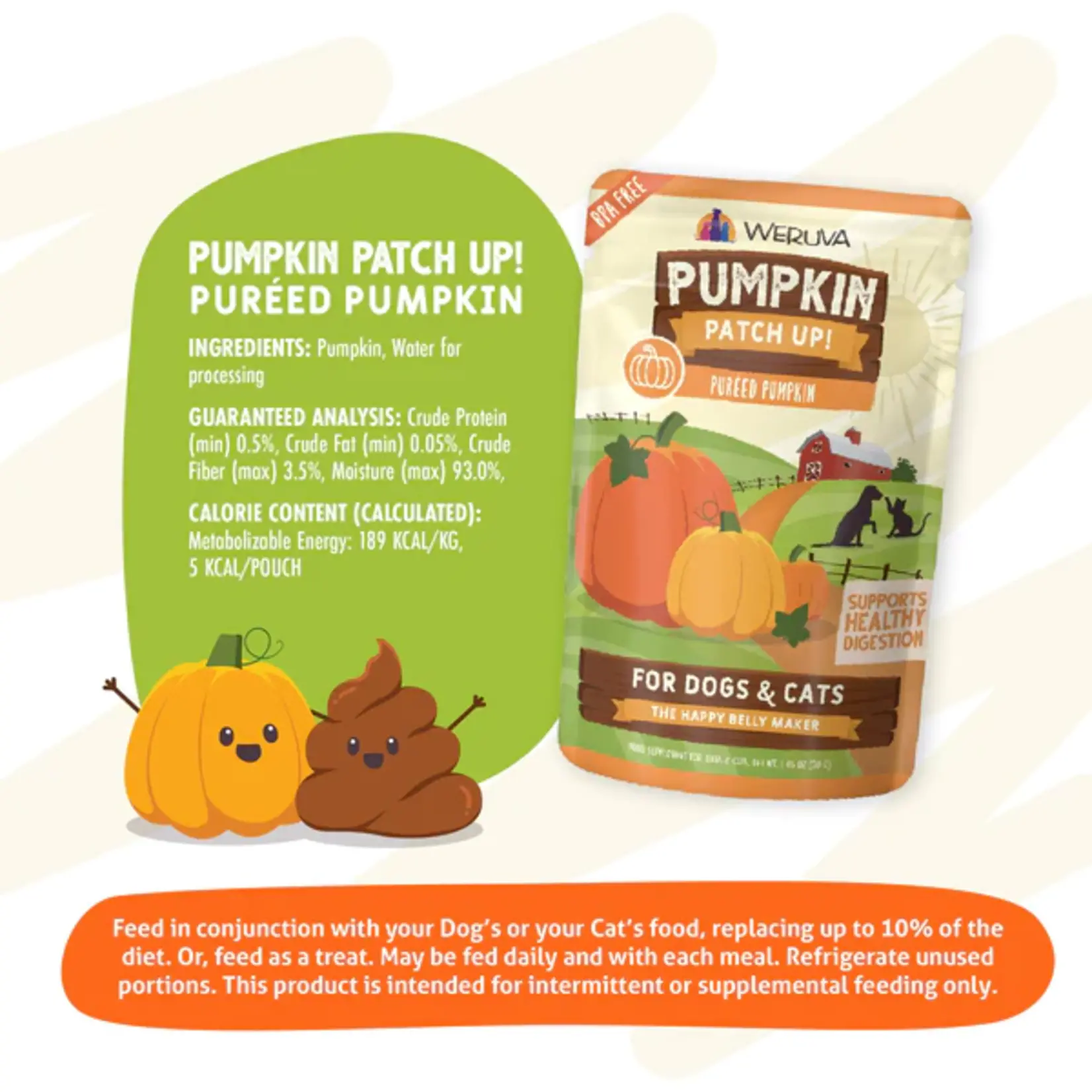 Weruva WERUVA DOG PUMPKIN PATCH 2.8OZ POUCH (12 PACK)