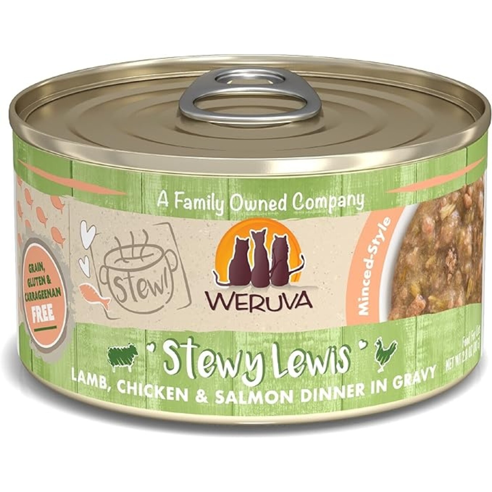 Weruva Weruva Stewy Lewis Lamb Chicken case 12 cans 2.8oz