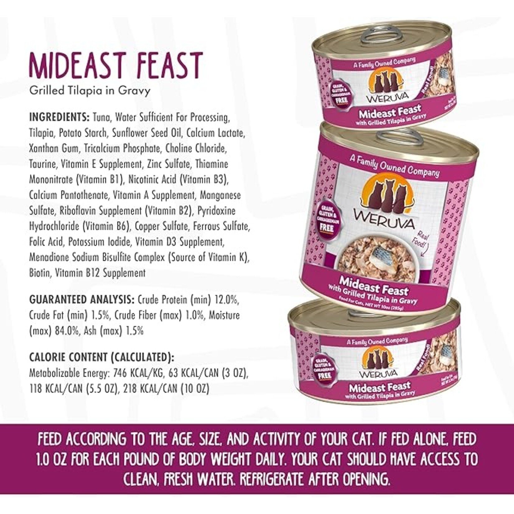 Weruva Weruva Cat Mideast Feast 5.5oz