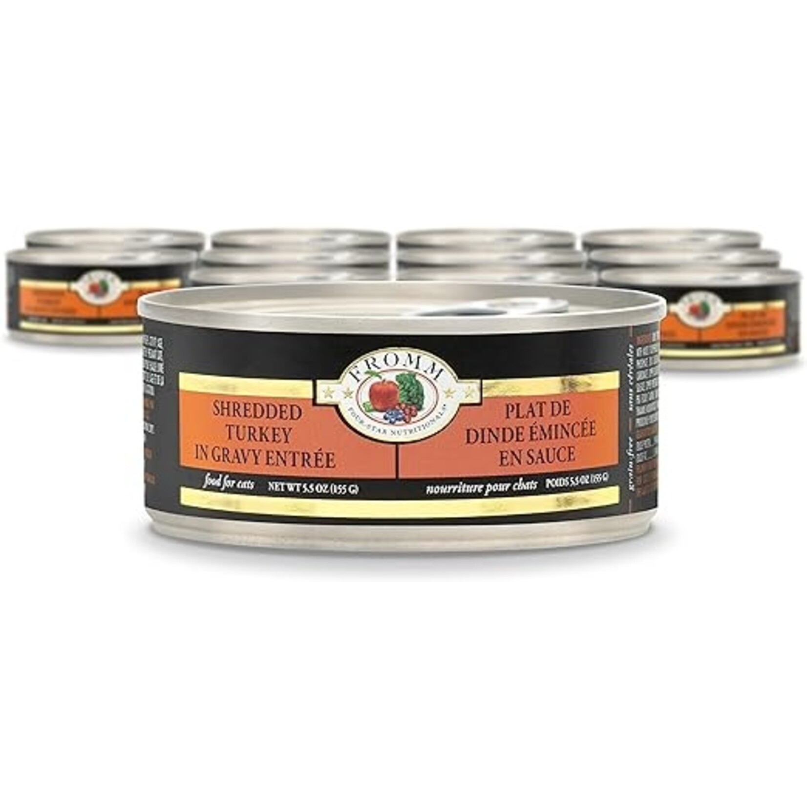 Fromm Fromm Cat 4-Star Turkey Shredded Gravy 5.5oz (case 12)