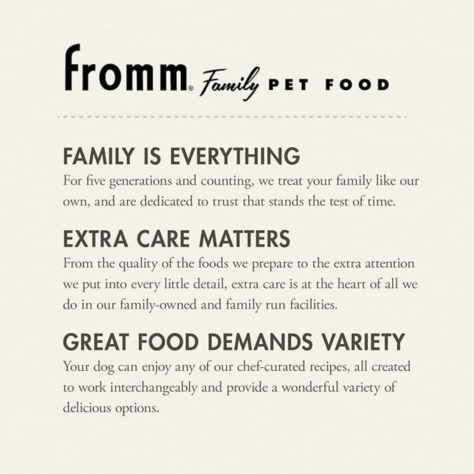 Fromm Fromm Four-Star Grain Free Pork & Peas 4lbs