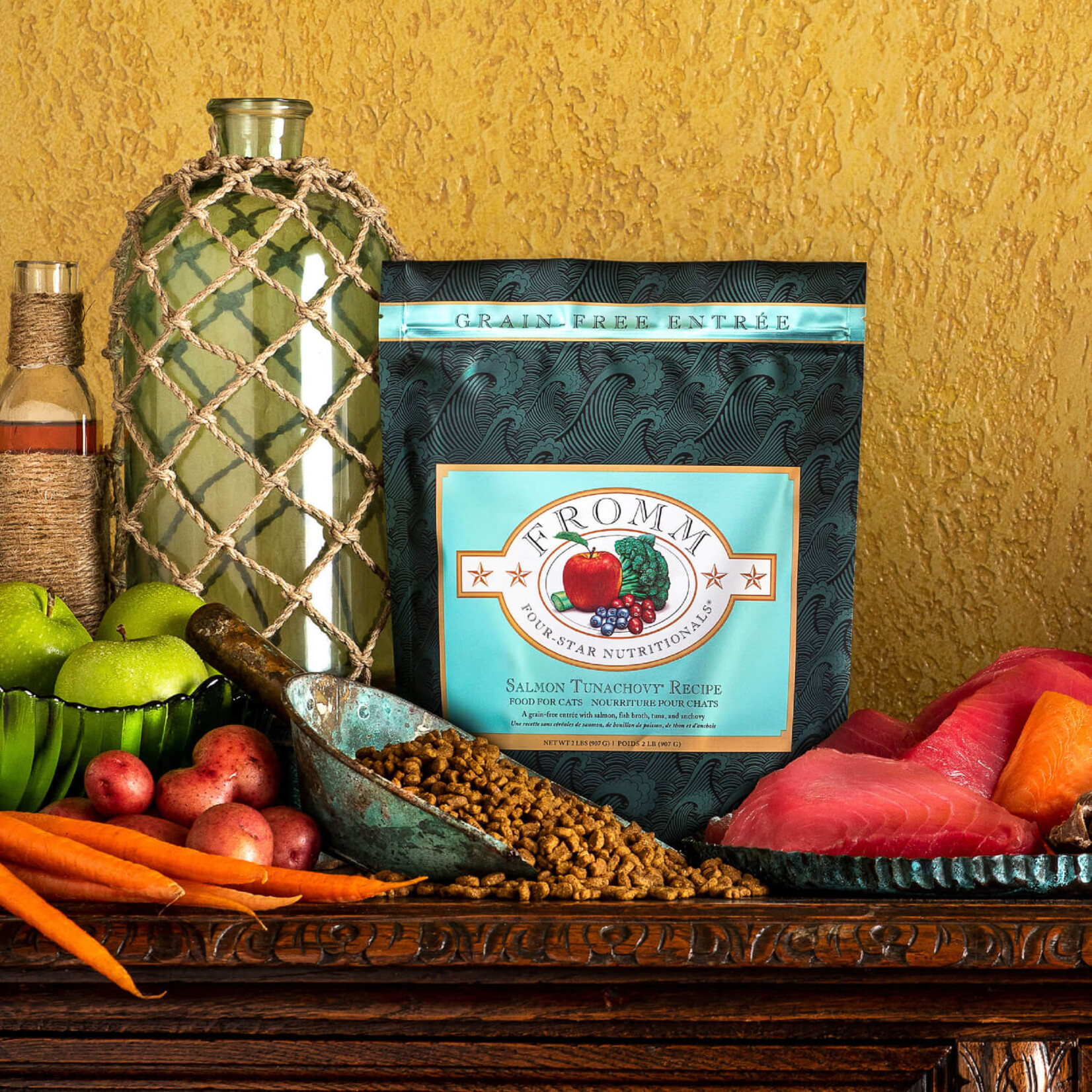 Fromm Fromm Cat 4-Star Grain Free Salmon Tunachovy 4lbs