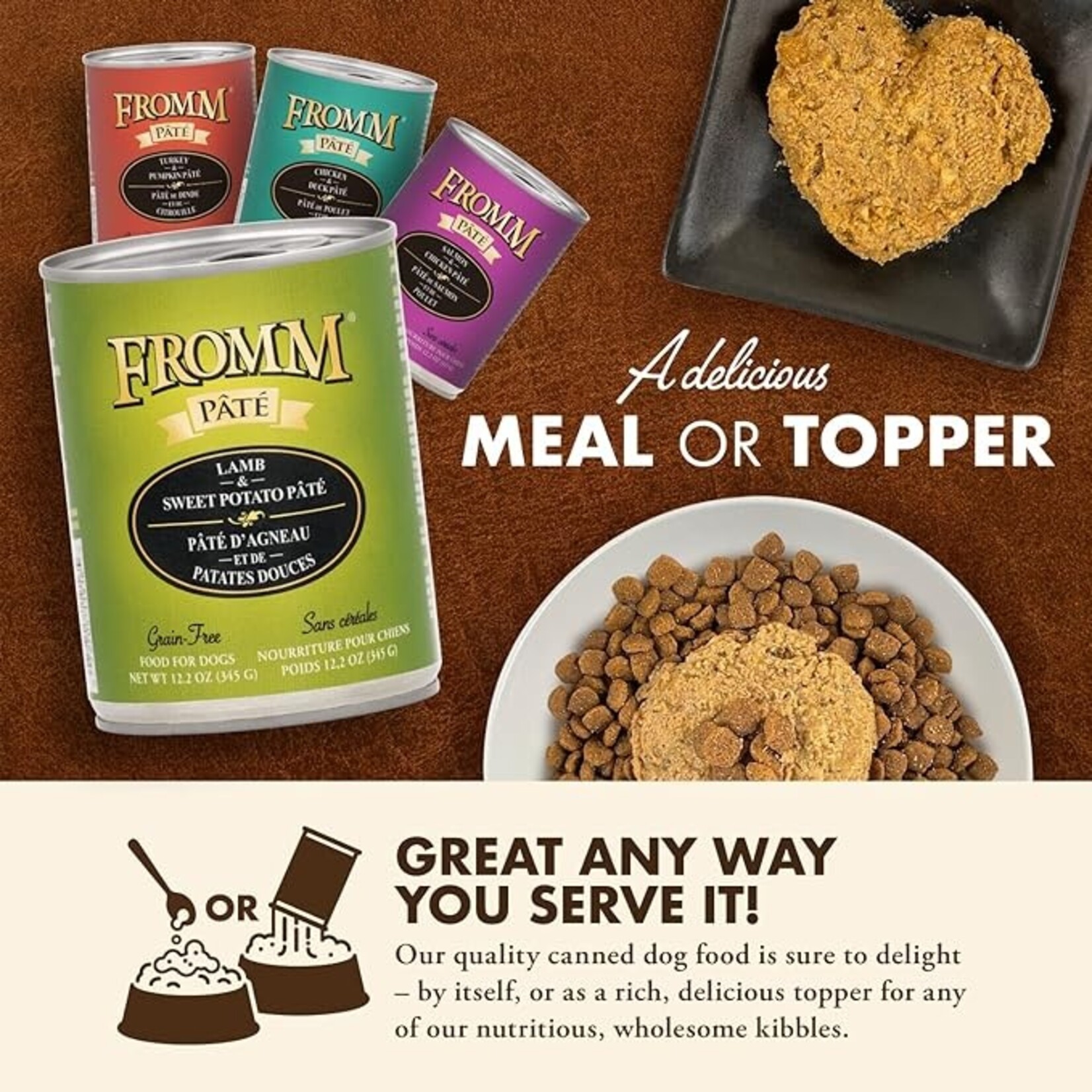 Fromm Fromm Dog Pate Lamb & Sweet Potato 12.2oz (case 12)