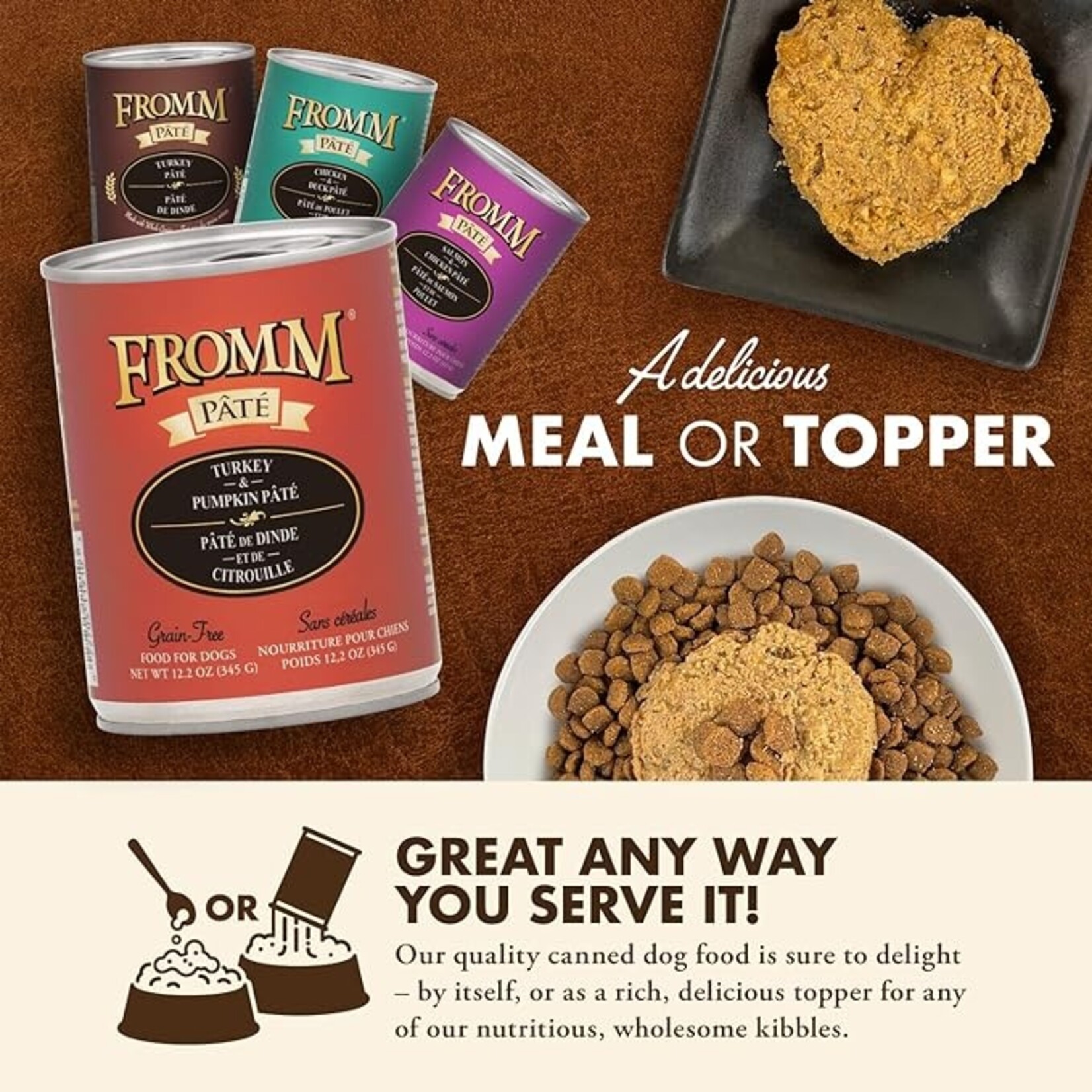 Fromm Fromm Dog Pate Turkey & Pumpkin 12.2oz (case 12)
