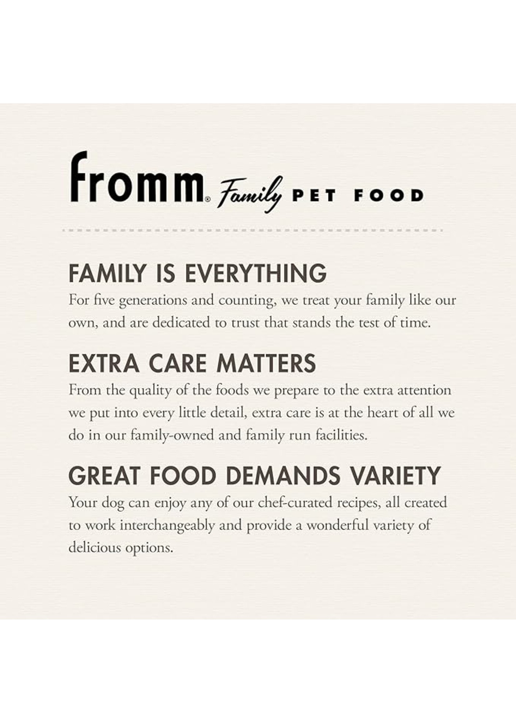 Fromm lamb lentil online