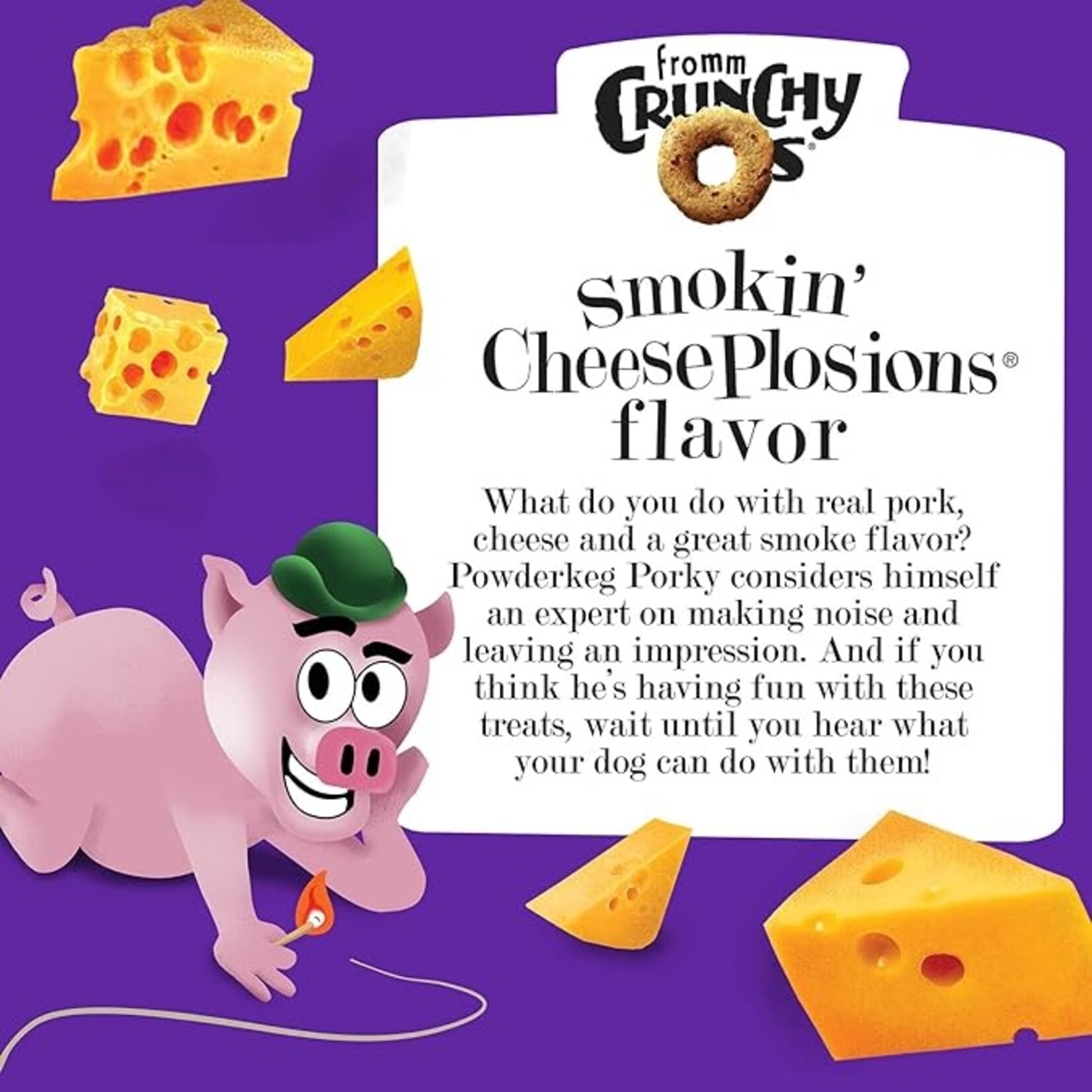 Fromm Fromm Dog Crunchy O'S Cheeseplosion 26oz
