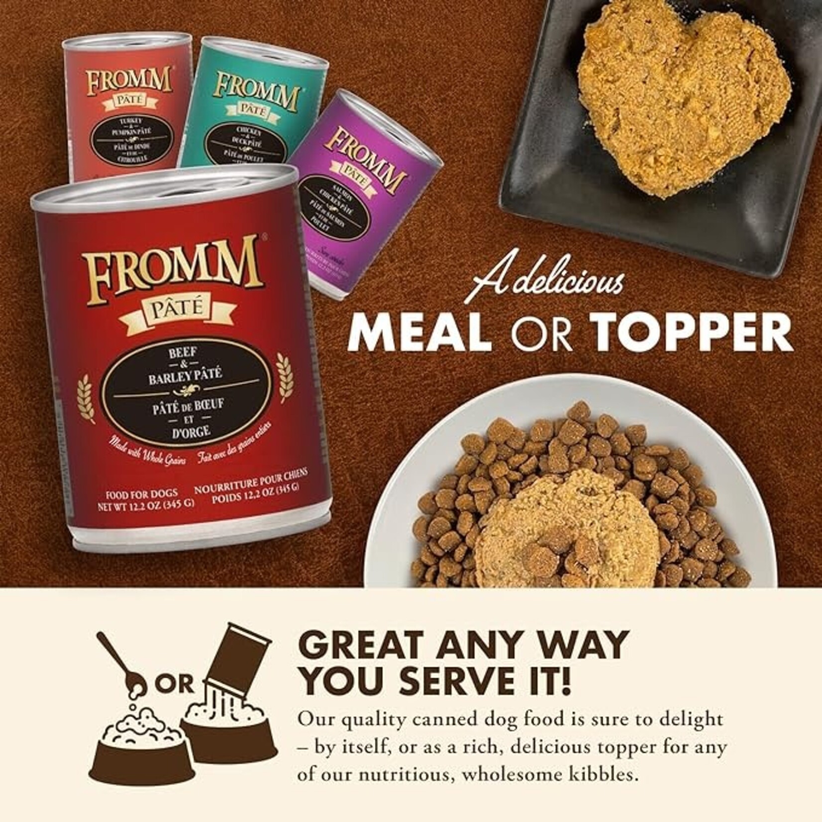 Fromm Fromm Beef and Barley Paté 12.2oz